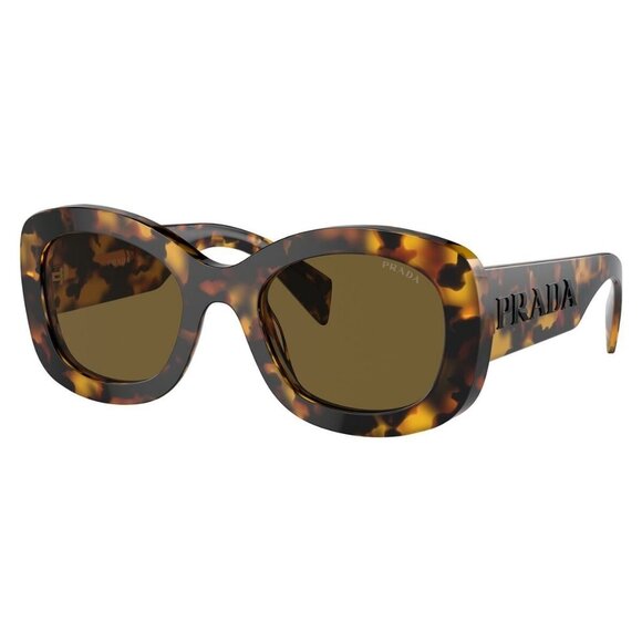 New PRADA Havana Butterfly PR A13S VAU-01T Sunglasses Women - Picture 1 of 6